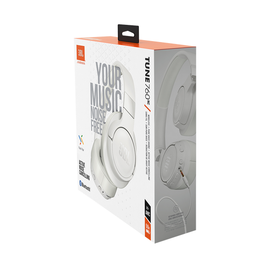 JBL Tune 760NC - White - Wireless Over-Ear NC Headphones - Detailshot 10 image number null